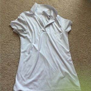 Hanes White Dry fit polo